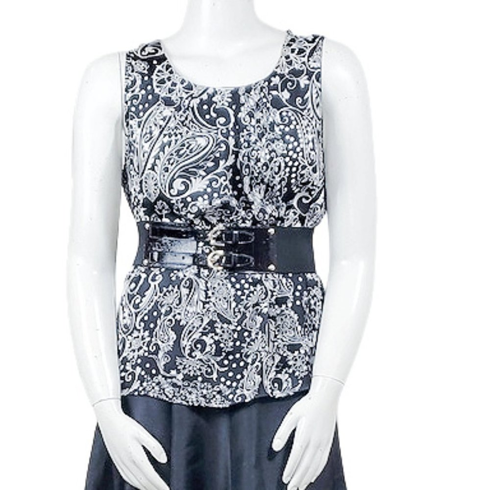 Elementz Women's Paisley Blouse - Picture 3 of 7